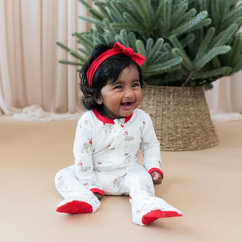 Vista 42 de KYTE BABY Pies unisex con cierre de cremallera, rayón hecho de bambú, 0-24 meses