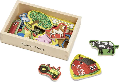 Vista 4 de 20 imanes de madera Melissa & Doug