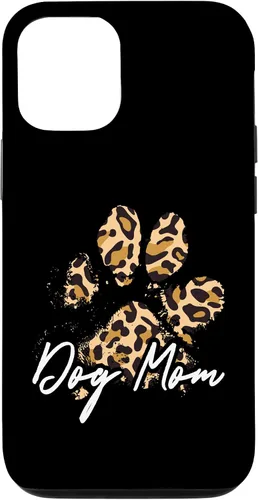 Vista 28 de Dog Mom Gift Leopard Paw Print Fur Mama Case para iPhone 17