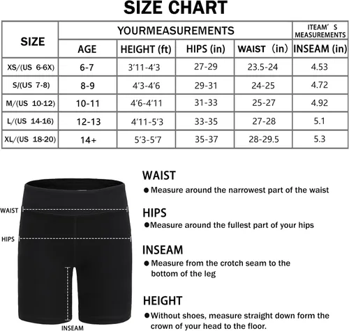 Vista 6 de MIVEI Pantalones cortos de elastano para voleibol de 4 pulgadas para niñas, pantalones cortos de compresión con bolsillo