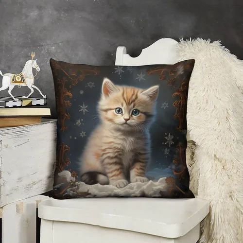 Vista 13 de Fundas de almohada cuadradas de 12 x 12 pulgadas, Koala, Navidad, nieve, invierno, animales, sofá, fundas de cojín Koala australianas