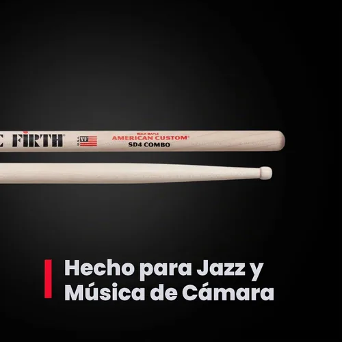Vista 5 de Vic Firth Baquetas combinadas American Custom SD4