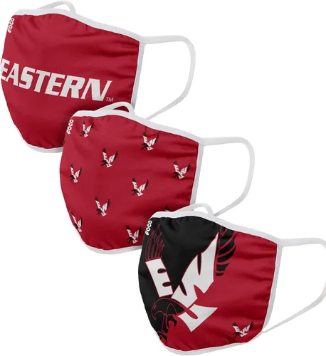 Vista 98 de FOCO - Cubrebocas universitario de la NCAA para adultos (unisex, 3 unidades)