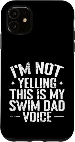 Vista 8 de Swim Dad Voice Funny Sports Parent Case for iPhone 16