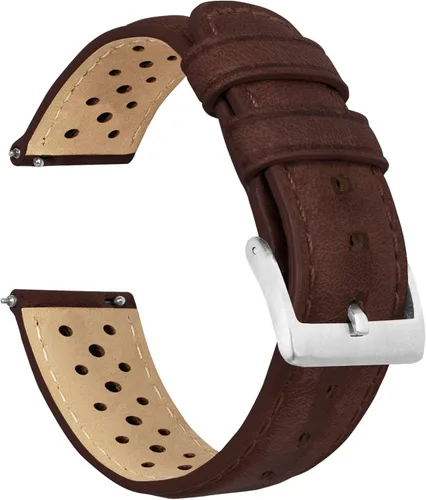 Vista 53 de Barton Racing & Rally Horween - Correas de cuero con barras de resorte de liberación rápida integradas, longitud estándar para muñecas de 5 a 8