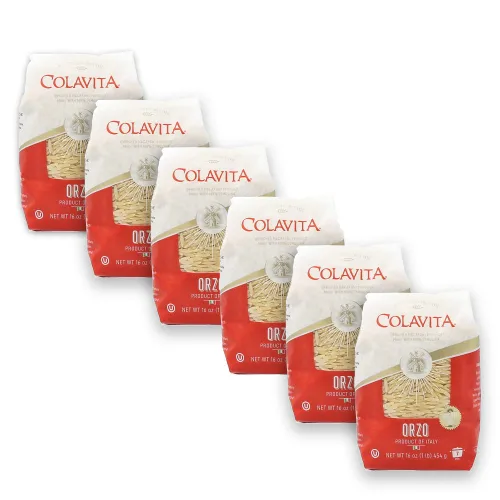 Vista 4 de Colavita Pasta Bucatini – Paquete de 6 (bolsas de 1 libra) – Auténtica pasta italiana hecha con sémola de trigo duro 100% – perfecta para salsas