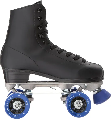 Vista 6 de CHICAGO SKATES Mens Classic Roller Skates - Premium Black Quad Rink Skates