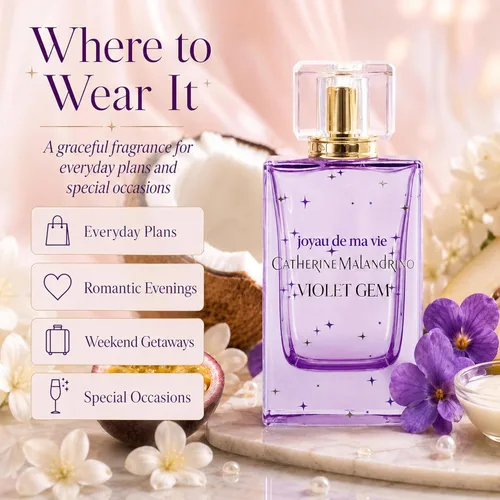 Vista 3 de Catherine Malandrino Violet Gem Eau de Parfum, 3.4 fl. oz.