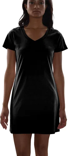 Vista 3 de Sexy Basics Camisa de algodón suave con cuello en V para mujer, paquete múltiple