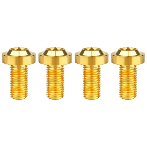 Vista 55 de Titanium M10 Torx Head Bolt (M10x10mm Pitch 1.25mm, Black) 10 15 20 25 30 35 40 45 50 55 60mm Pitch 1.25/1.5mm Screw Pack of 4