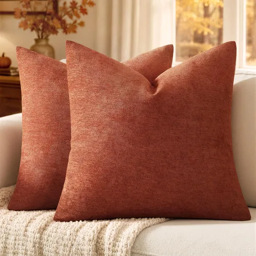 Vista 17 de MIULEE - Juego de 2 fundas de almohada decorativas beige de 16 x 16 pulgadas Fundas de cojín de felpilla suave para decoración del hogar, sofá