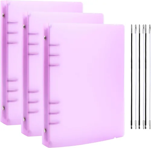 Vista 18 de BAOFALI 10PCS A5 Size Dividers for 6 Ring Binder,with Reinforced Edge and 10 Tabs,Paper Index Divider Category Page Tab Indexing Cards Die and Stamp