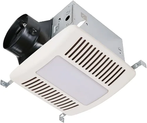 Vista 7 de Haier QVE801DTW 80 CFM 0.7 Sone Ventilador de escape montado en el techo con iluminación LED - Blanco
