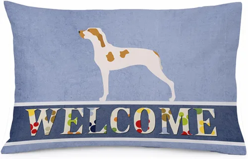 Vista 134 de Caroline's Treasures BB8334PILLOWCASE AIDI Atlas Mountain Dog - Funda de almohada estándar, color azul, ligera, súper suave, de fácil cuidado