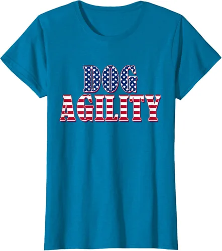 Vista 57 de Dog Agility American Flag - Camiseta de agilidad para perros, Negro