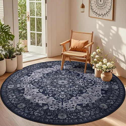 Vista 29 de nesrt Alfombra bohemia lavable de 2 x 10 pies, suave, antideslizante, extra larga, alfombra de cocina, color negro, vintage, geométrico, camino