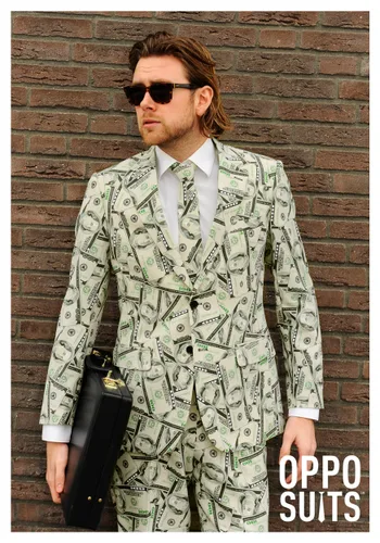 Vista 3 de Traje OppoSuits de dinero para hombre Multicolor