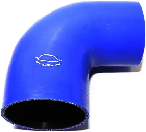 Vista 17 de Manguera de silicona reforzada de 4 capas de alto rendimiento de 2"-2.25" ID codo reductor acoplador de 90 grados para turbo/intercooler/tubería
