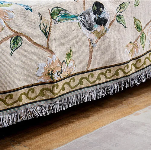 Vista 7 de Mantas Boho Reversibles Mantas Tejidas Cubiertas Hippie para Sofá Cama Sillón Reclinable Sofá Tapiz Bohemio Protector de Muebles Colorido