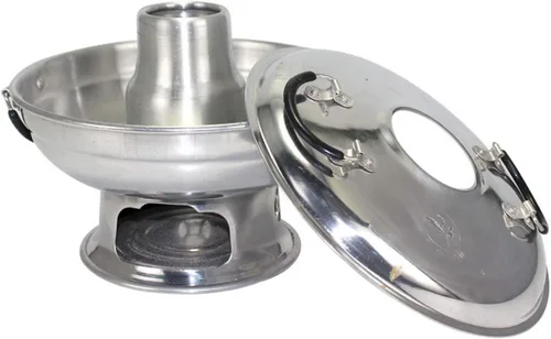 Vista 2 de Olla caliente tailandesa de aluminio Tom Yum Cuenco 22 Cm.