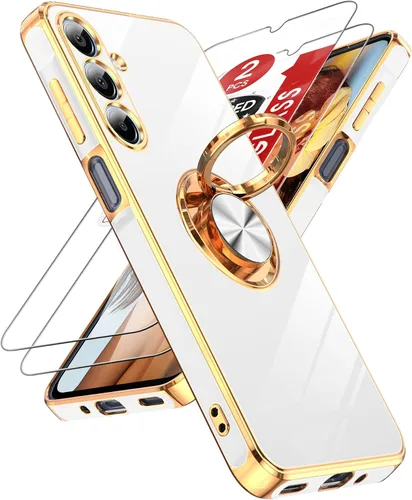 Vista 158 de LeYi Funda para iPhone XR: con Protector de Pantalla de Vidrio Templado [Paquete de 2] Soporte de Anillo Giratorio de 360°, Soporte Magnético