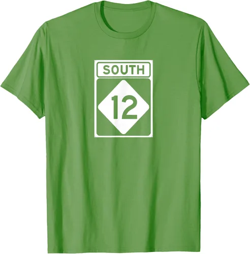 Vista 16 de Highway 12 South NC Outer Banks North Carolina Hwy - Camiseta, Negro, S