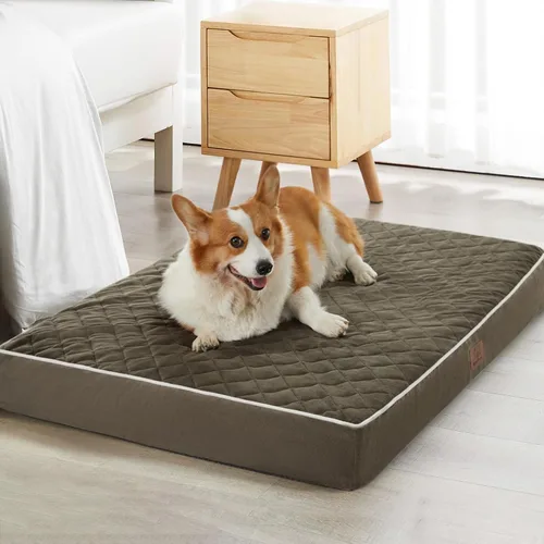 Vista 16 de WNPETHOME Camas ortopédicas XL para perros grandes, impermeables, extra grandes, con funda extraíble y lavable, cama para jaula de perro