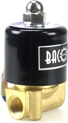 Vista 9 de BACOENG válvula solenoide eléctrica 1/4"-1" DC12 V NPT acero inoxidable/latón NC, 1