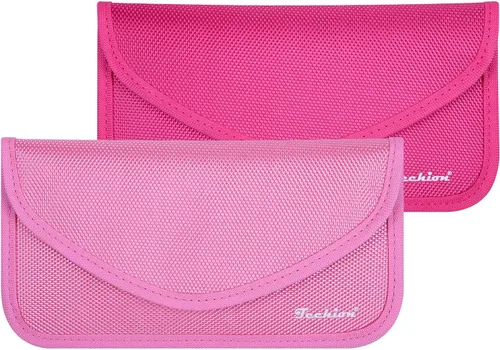 Vista 9 de Paquete de 2 bolsas de bloqueo de señal RFID, bolsa Faraday para Negro