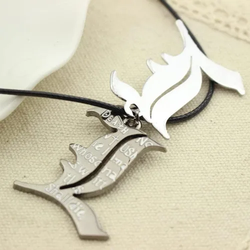 Vista 4 de Datsuzoki Everything Online Death Notebook Anime Keychain and Necklace For Anime Fans