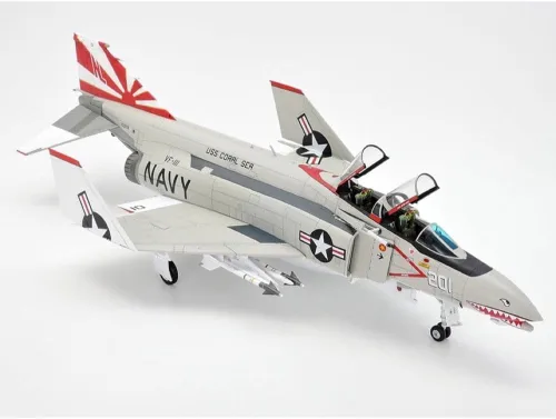 Vista 4 de Tamiya 61121-000 Vehículo 61121 1:48 F-4B Phantom II Mcdonnell Douglas Faithful Replica, Edificio de modelos, Kit de plástico, Manualidades, Hobby