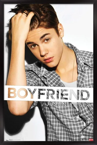 Vista 7 de Trends International Justin Bieber - Póster de pared de novio, 14.725 x 22.375 pulgadas, versión enmarcada de madera de granero Versión enmarcada