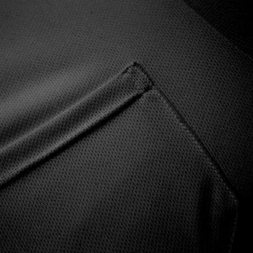 Vista 5 de JORESTECH Camiseta de trabajo de manga corta naranja o amarilla de alta visibilidad con bolsillo en el pecho, tela que absorbe la humedad