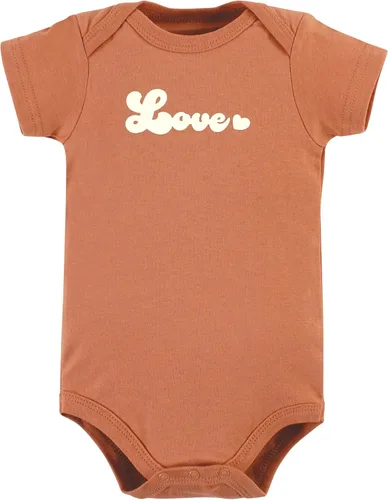 Vista 493 de Hudson Baby baby-girls Cotton Bodysuits 3-pack