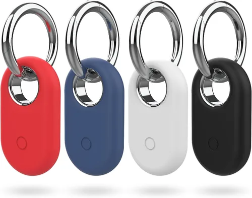Vista 7 de Smarttag2 Soporte Compatible con Samsung Galaxy SmartTag2, Funda de Silicona Suave Protección Integral Contra Rayones y Caídas, con Llavero Adecuado