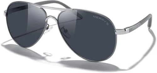 Vista 2 de MERRYS UV400 S8513 gafas de sol polarizadas para conducir marco irrompible para hombre