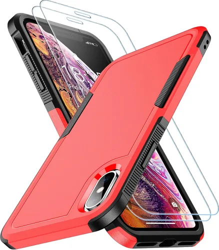 Vista 8 de SPIDERCASE Funda para iPhone Xs Max, [Protección contra Caídas de Grado Militar de 10 FT] [Antideslizante]