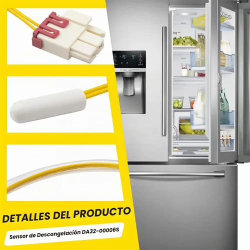 Vista 6 de DA32-00006S Reemplazo para sensor de descongelación de refrigerador Samsung
