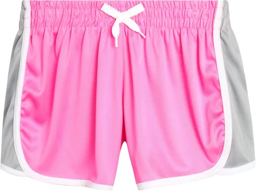 Vista 5 de Reebok Girls' Active Shorts Lightweight Athletic Mesh Gym Shorts (2 Pack)
