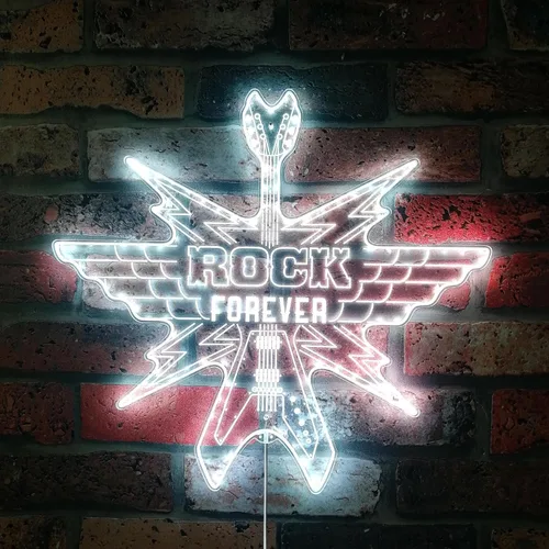 Vista 22 de ADVPRO Grabación en vivo en el aire RGB Dynamic Glam LED Sign - Forma de corte a borde - Decoración de pared inteligente 3D - Iluminación dinámica