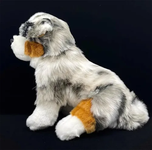 Vista 3 de TAMMYFLYFLY Pugsly Pug - Cachorro de peluche, 12 pulgadas (pastor australiano)