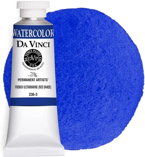 Vista 80 de DA VINCI PAINTS Pintura Acuarela Profesional para Artistas, Azul Cobalto, 15mL