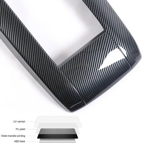 Vista 5 de Cubierta para caja de reposabrazos de control central para Toyota Highlander 2020-2025, protector de reposabrazos de fácil limpieza antiarañazos