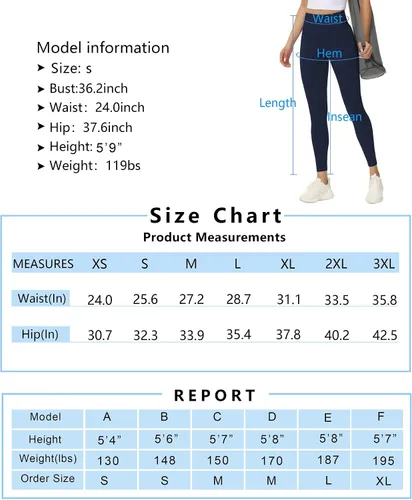 Vista 7 de The GYM People - Leggings de entrenamiento con control de abdomen y bolsillos, pantalones de yoga atléticos de cintura alta para mujeres que corren