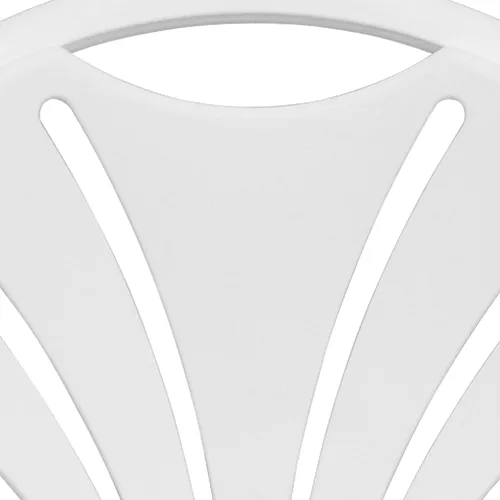 Vista 16 de Flash Furniture HERCULES Series - Silla plegable con respaldo de plástico blanco de 650 libras