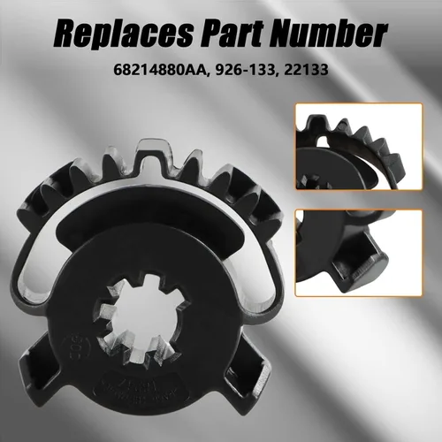 Vista 5 de Kit de engranajes de actuador de puerta de mezcla HVAC de 2 piezas compatible con Dodge Durango 2011-2018 Jeep Grand Cherokee 2011-2018 Reemplazo #