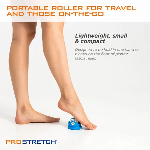 Vista 5 de ProStretch Rodillo de bola de masaje manual Junior+ para alivio de fascitis plantar y terapia de tejido profundo