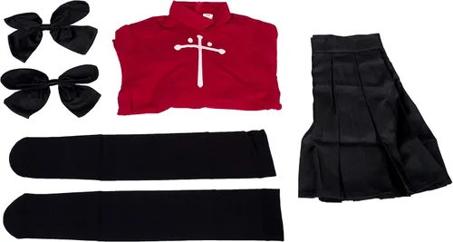 Vista 5 de Cosfun FateStay Night Tohsaka Rin Cosplay traje mp004001