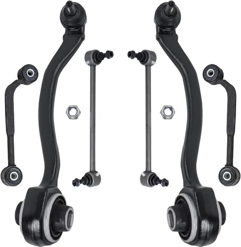 Vista 54 de Detroit Axle - Kit de brazos de control delantero para Chevy Silverado 1500 GMC Sierra 1500 GMC Sierra 1500 Avalanche Yukon Tahoe Escalade ESV EXT