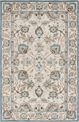Vista 18 de SAFAVIEH Antiquity Collection - Alfombra decorativa de 3 x 5 pies, color marfil y beige, hecha a mano, lana tradicional, ideal para zonas de alto